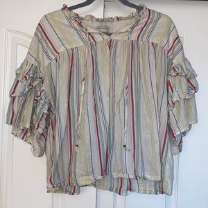 Peyton and Parker Colorful Linen Top